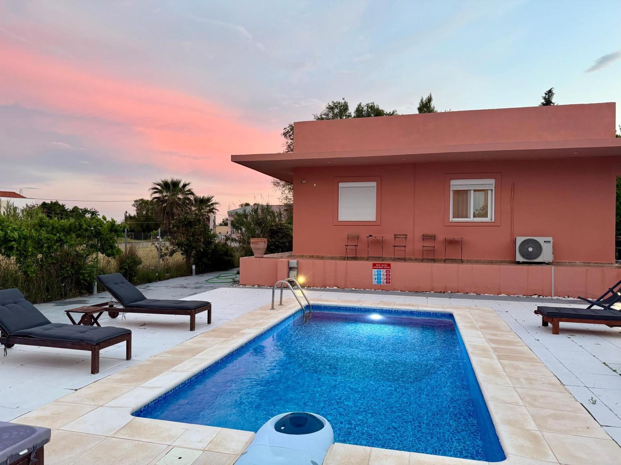 Summer Breeze Villa Afantou Ngoại thất bức ảnh